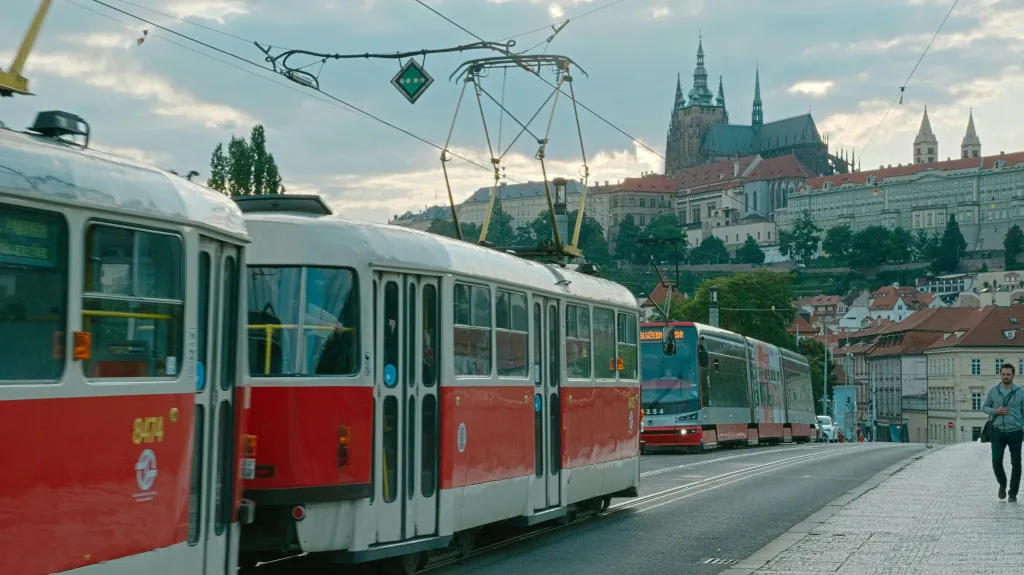 Tramvaje v centru Prahy