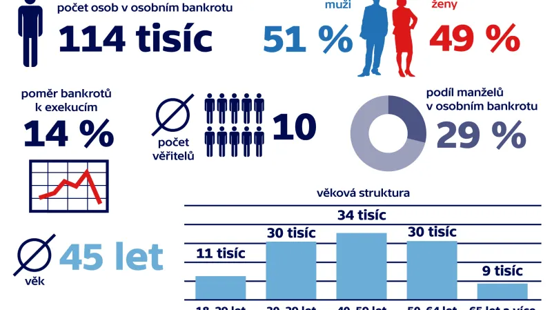 Osobní bankroty v datech