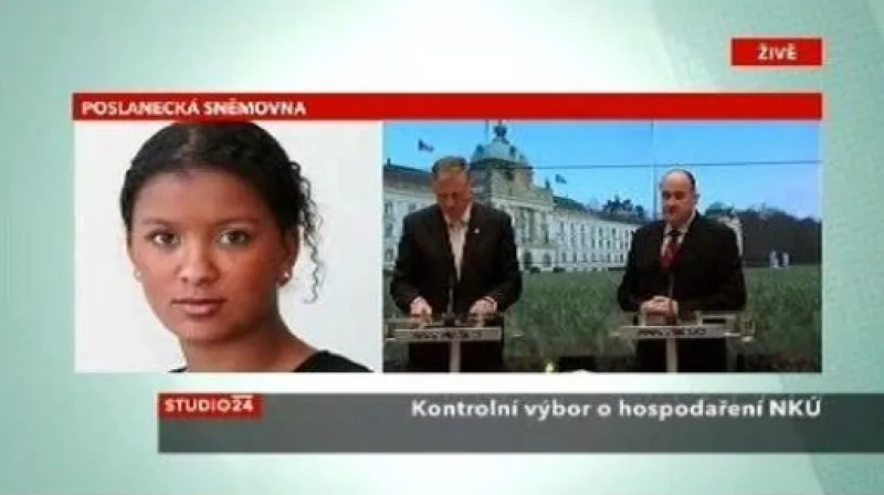 Studio ČT24 - Zpráva poslaneckého výboru o hospodaření NKÚ