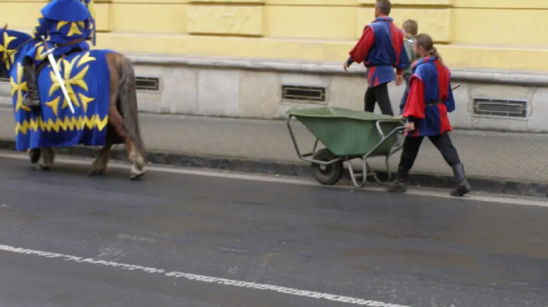 Z vystoupení rytířů v Lounech