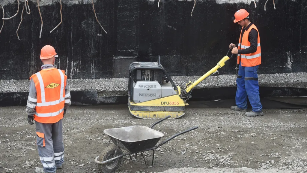 Práce na opravě mostů na dálničním přivaděči v Ostravě