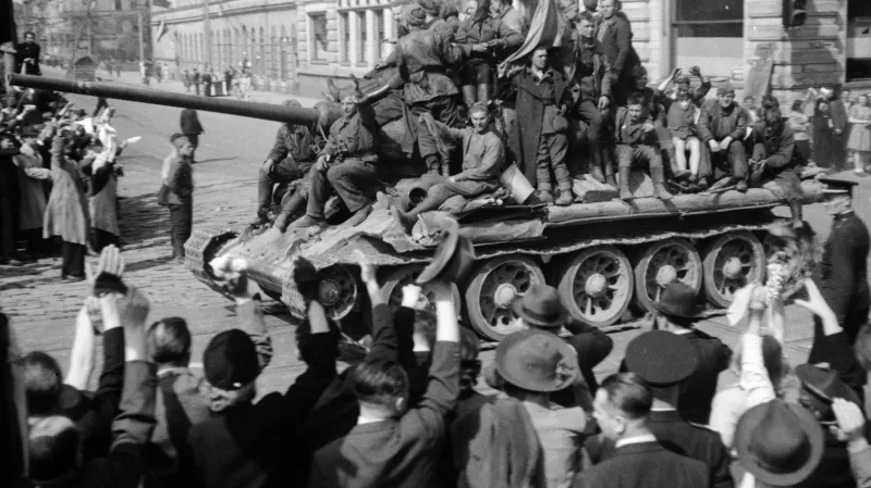 Vítání rudoarmějců