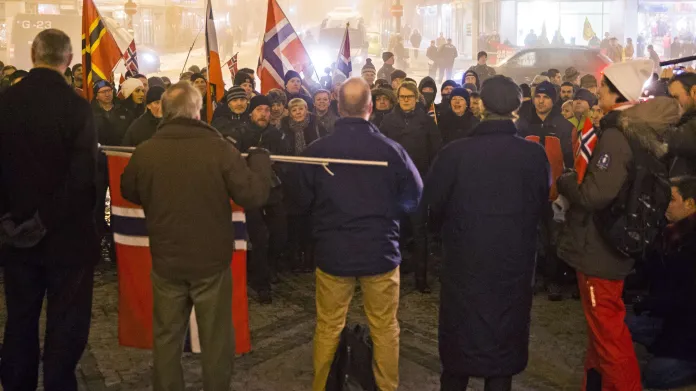 Demonstrace Pegidy v Oslu