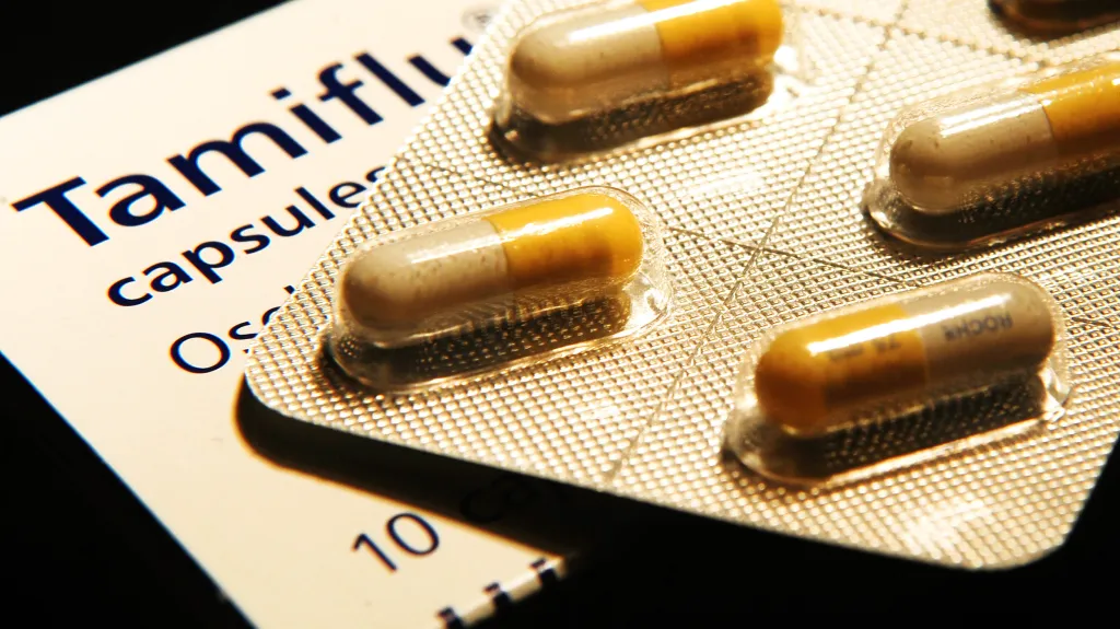 Tablety léku Tamiflu
