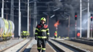 Hasiči likvidují požár v Hustopečích nad Bečvou
