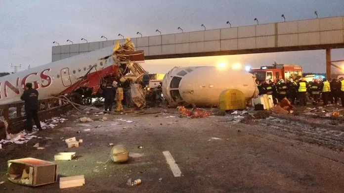 Havárie tupolevu na moskevském letišti Vnukovo