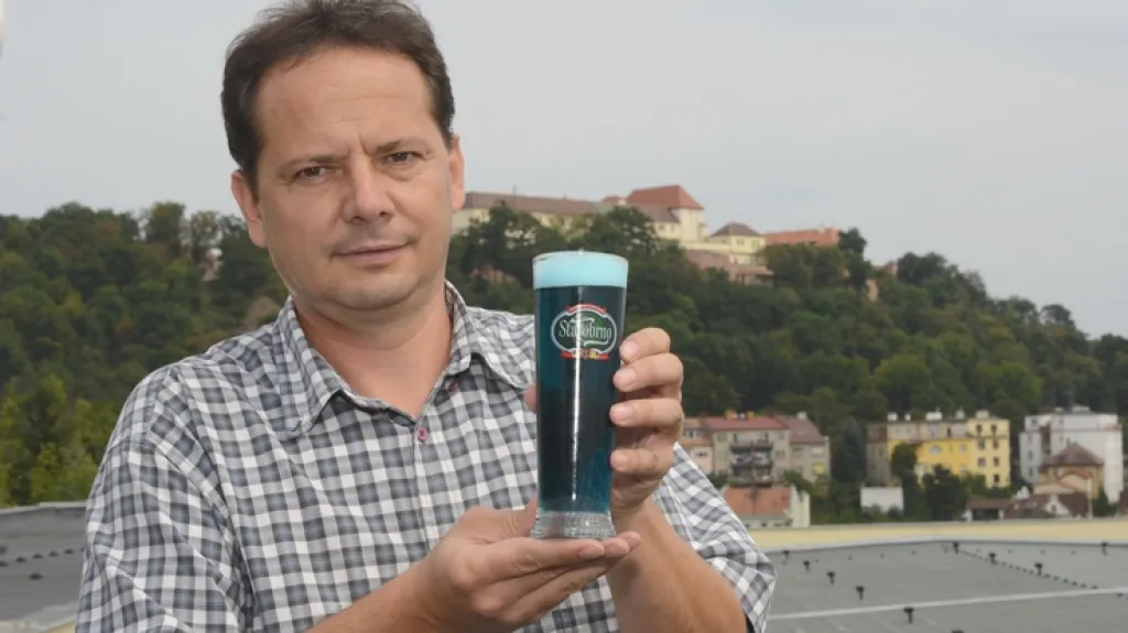 Sládek Starobrna s modrým speciálem
