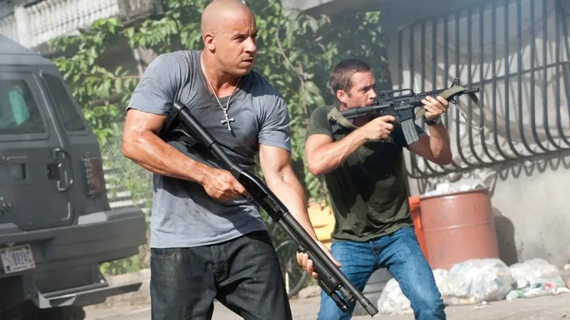 Van Diesel a Paul Walker ve filmu Rychle a zběsile 5