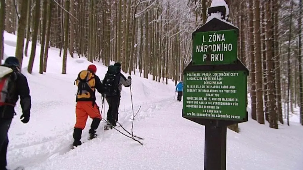 Túra na sněžnicích