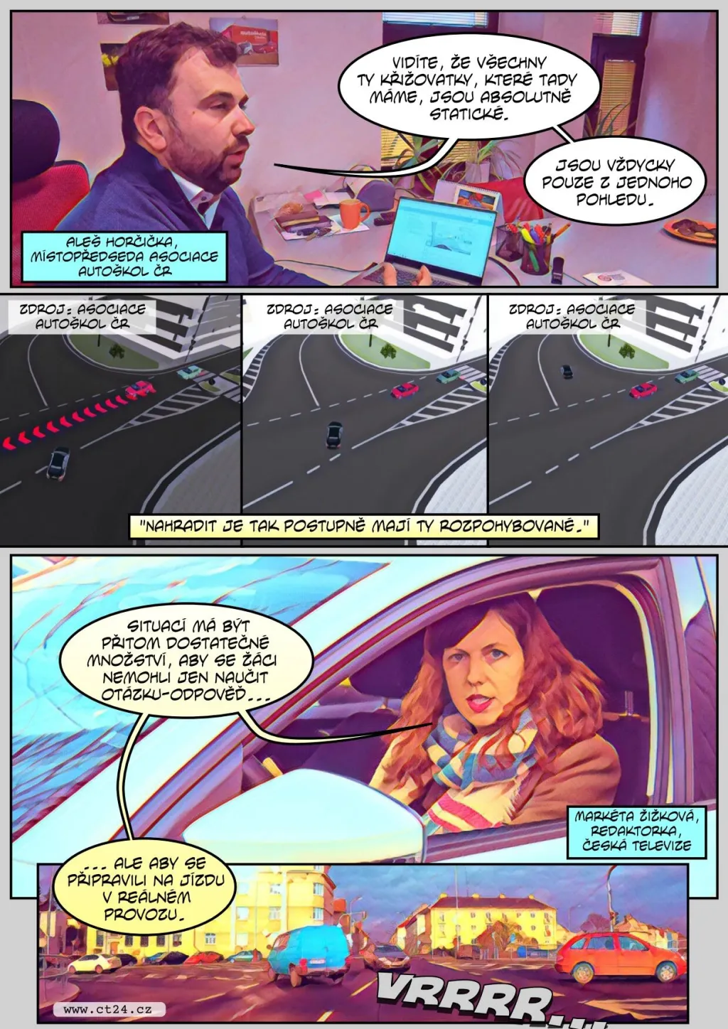 Budoucnost testů v autoškole. Klasické otázky by měly nahradit animace