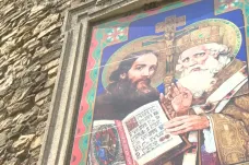 Okno baziliky na Hostýně možná zaplní mozaika Cyrila a Metoděje podle sto let staré předlohy 