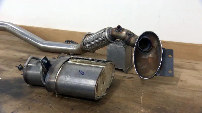 Nekvalitní filtr pevných částic