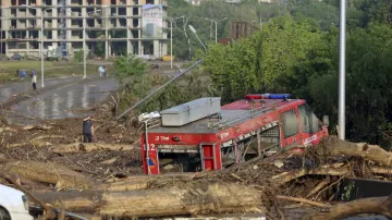 Záplavy v Tbilisi