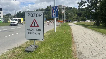 Rekonstrukce křižovatky ve Zlíně