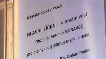 Soud s Antonínem Moravcem