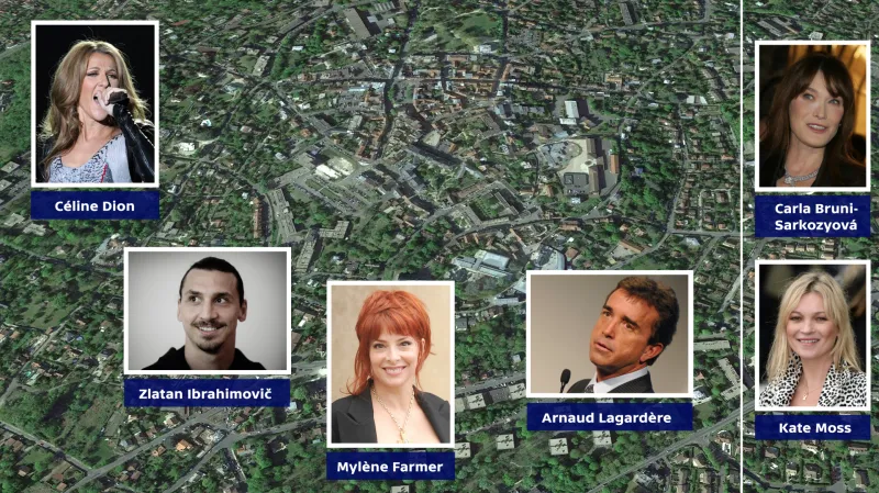 Celebrity žijící ve čtvrti Montmorency