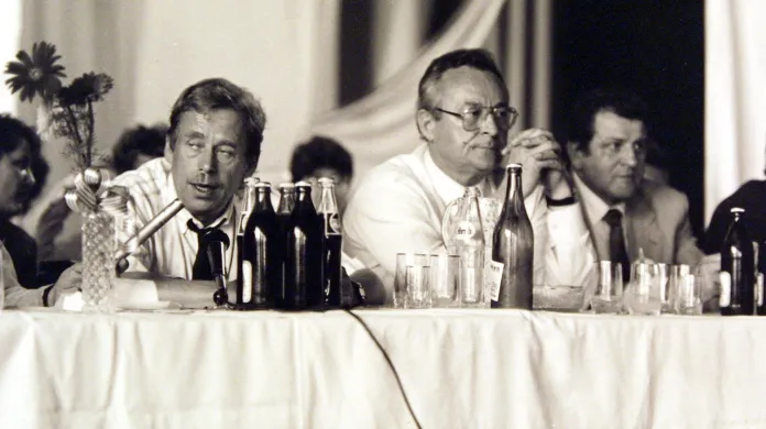 Václav Havel, Ivan Kočárník a Vladimír Mečiar