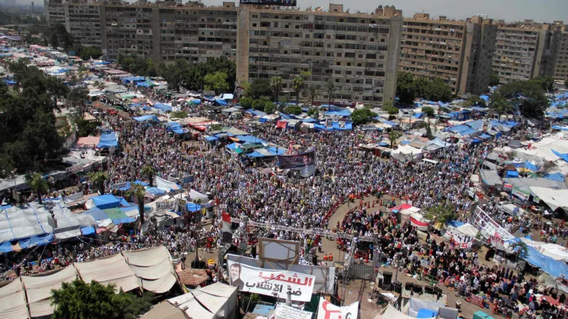 Stoupenci prezidenta Mursího