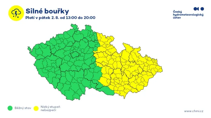 Výstraha meteorologů