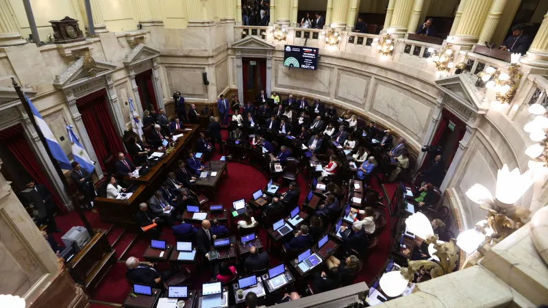 Pohled na argentinský Senát