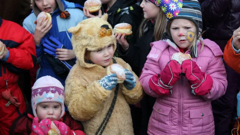 Masopust - Sibřina - koblihová soutěž