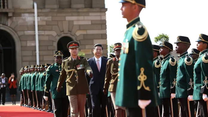 Čínský prezident při návštěvě Jihoafrické republiky