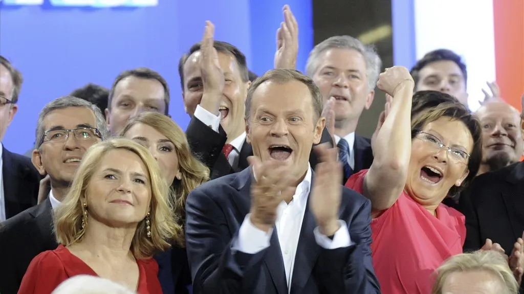 Donald Tusk, Malgorzata Tusková, Ewa Kopaczová