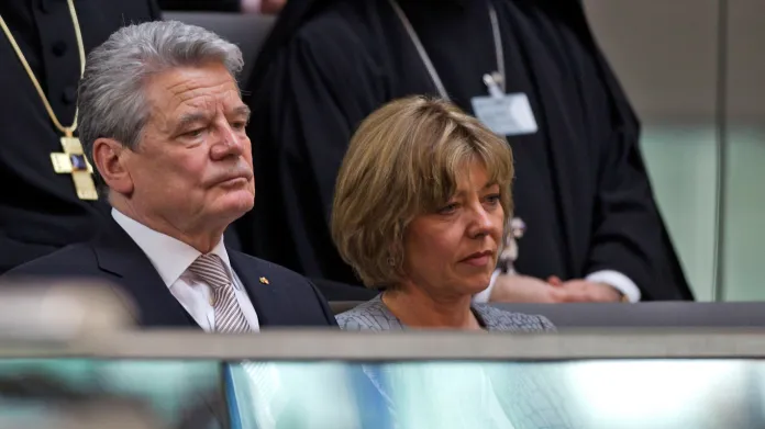 Joachim Gauck a Daniela Schadtová