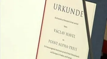 Cena Point Alpha pro Václava Havla
