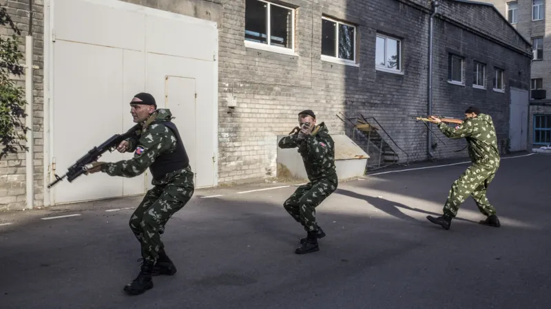 Separatisté v Doněcku