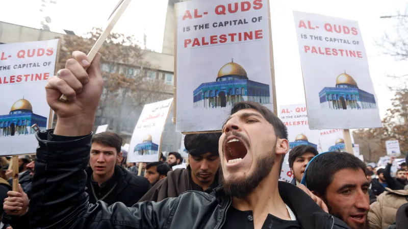 Afghánští demonstranti