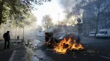 Demonstrace proti reformám skončila v Bruselu násilnostmi