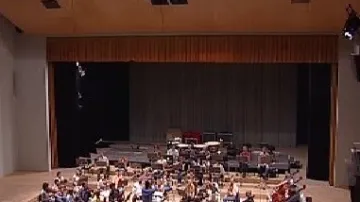 Zkouška hradecké filharmonie