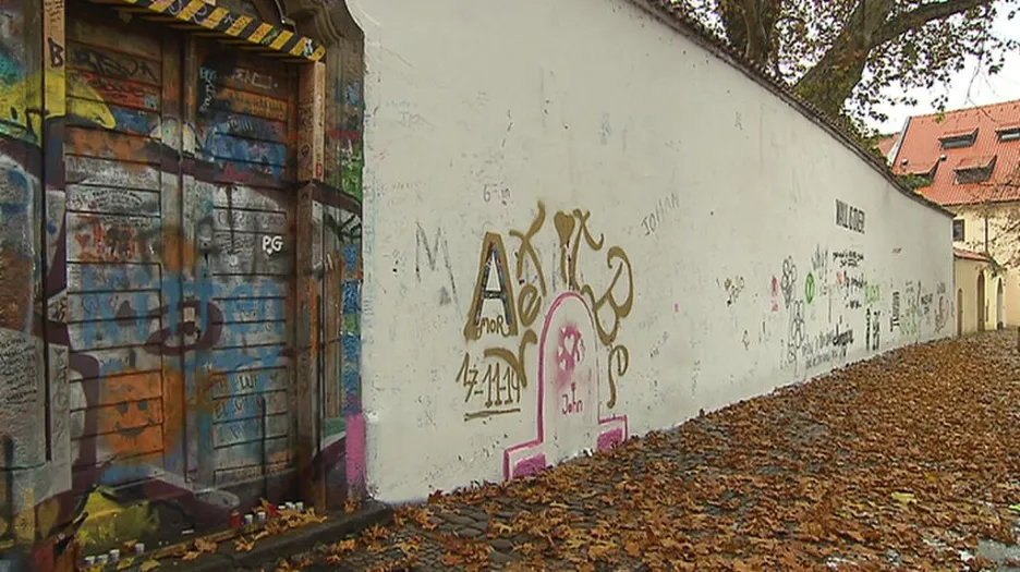 Lennonova zeď - 18. 11. 2014 dopoledne