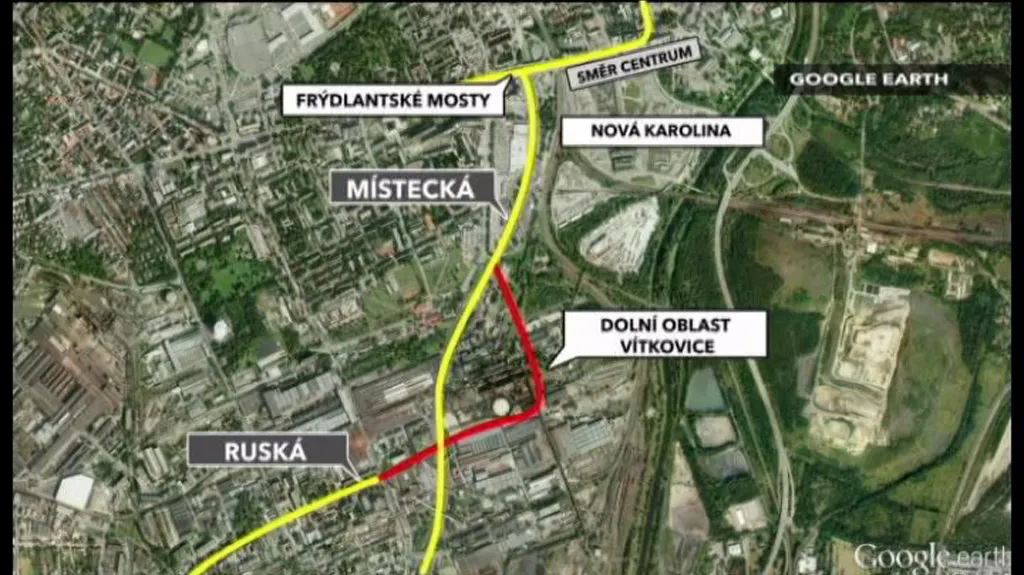 Město postaví novou silnici do centra