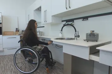 Vozíčkáři si mohou v Brně vyzkoušet samostatné bydlení. Poslouží jim k tomu tréninkový byt