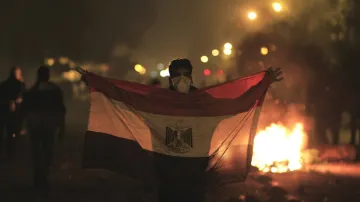 Protest v Káhiře