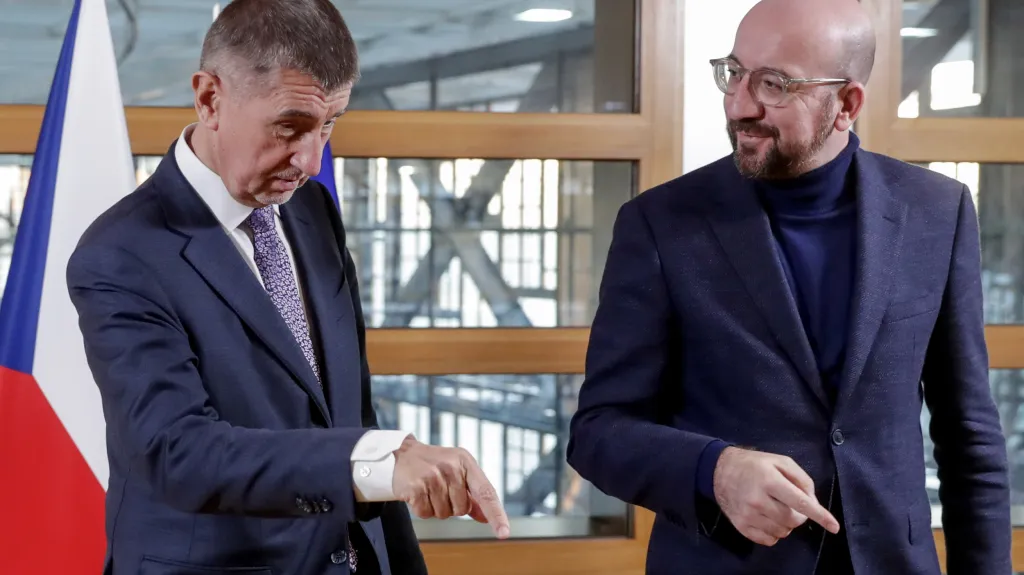 Andrej Babiš a Charles Michel