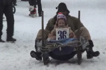 Krasojízda na saních v Jilemnici