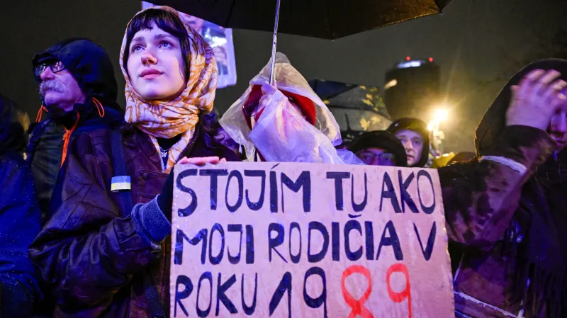 Protest v Bratislavě