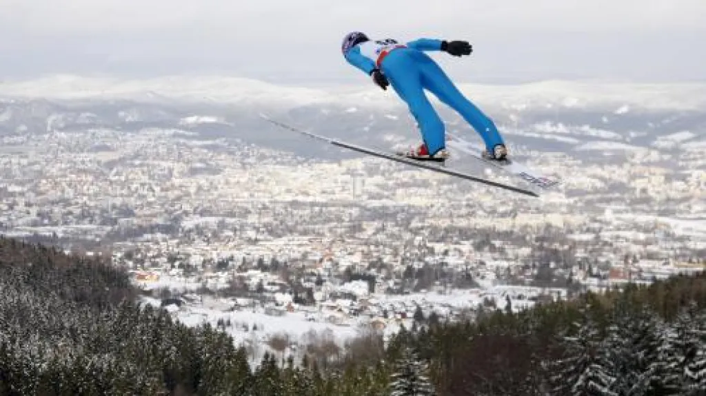 Liberecký závod ve skocích na lyžích