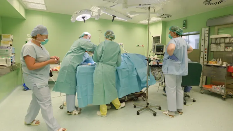 Operační sál ve Stodské nemocnici