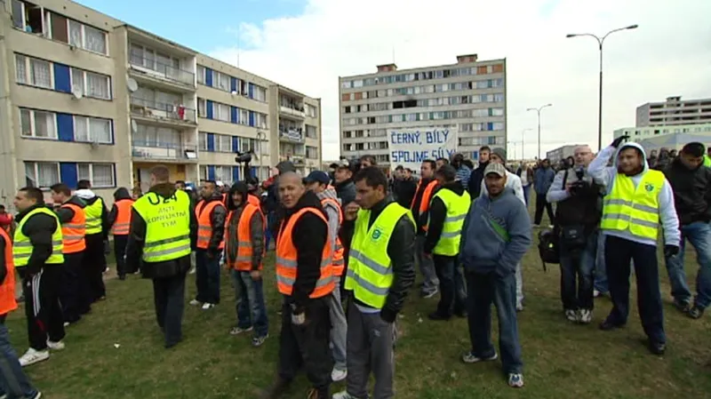 V Chanově čekali místní na extremisty