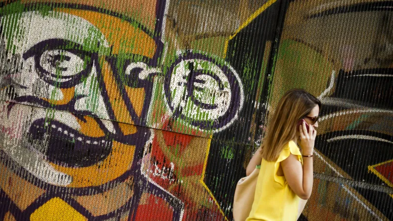 Graffiti v Aténách