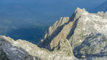 Vrchol hory Breithorn v rakouském Salcbursku