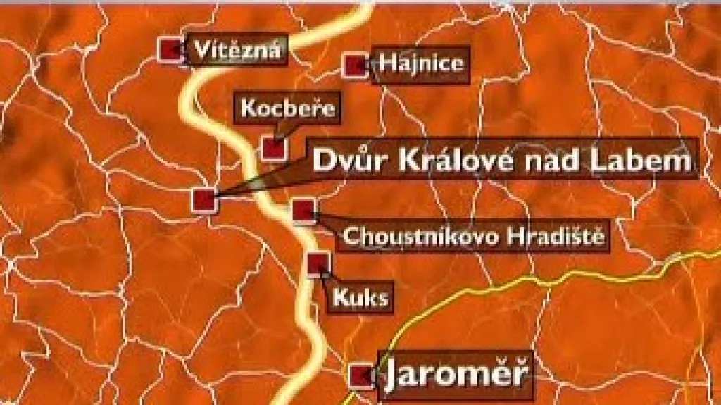Návrh trasy rychlostní silnice R11