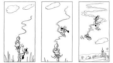 Ukázka z nejstaršího komiksu s Ferdou Mravencem