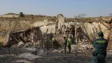 Rozsáhlý lesní požár v Almeríi na jihu Španělska (10. července 2026)