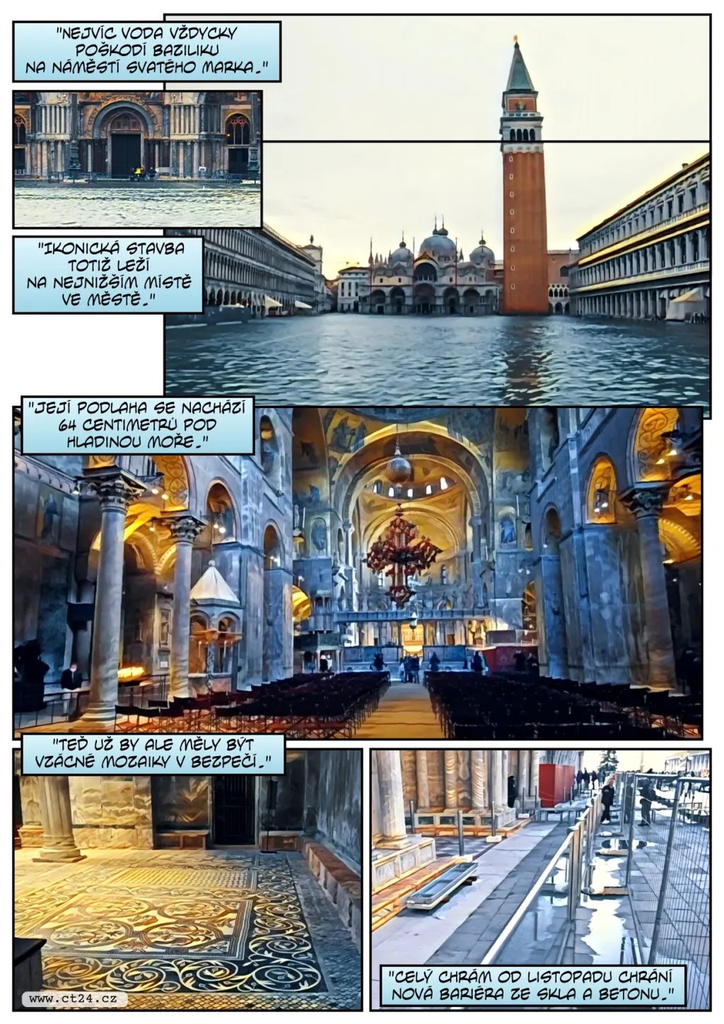 Benátky bojují proti záplavám