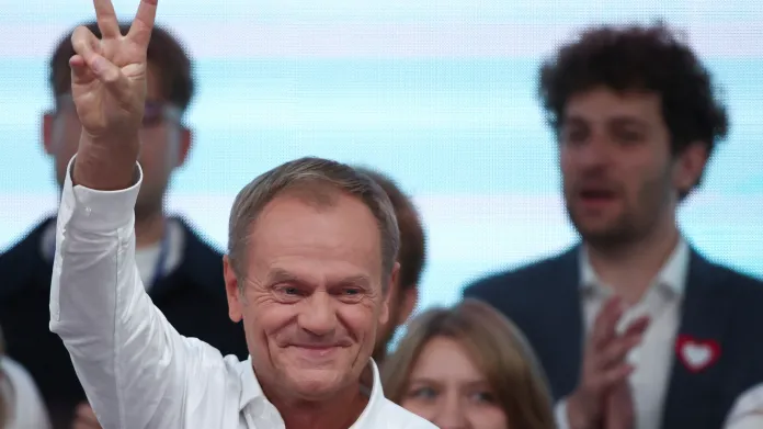 Lídr Občanské koalice Donald Tusk